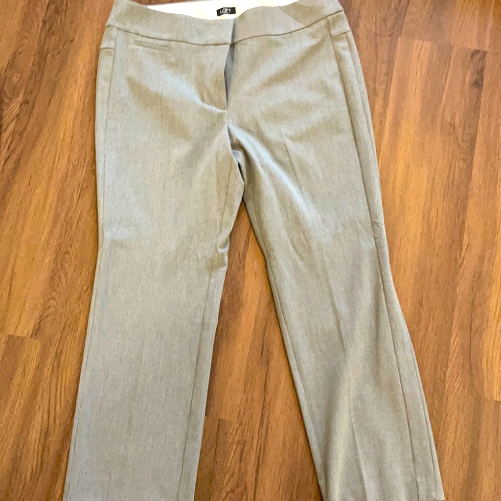 Loft Gray Work Slacks